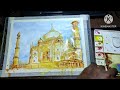 Taj mahal you may never seen before | painting Taj mahal in abstract version using watercolor | ASMR