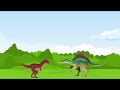 Spinosaurus vs Carnotaurus | Animation Fight