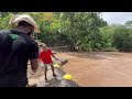 AfterMath of Hurricane Beryl in  FLAT BRIDGE JAMAICA ( Magnet Fishing )