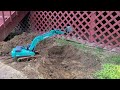 Lesu digging August 1 SK500 LC Kobelco Aoue RC Excavator