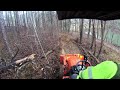 Kubota bx23s working on a walking trail