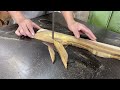 Building Natural Wood Special Impression Table Reclaimed Tree Trunk | Skilled Woodworking Carpenter