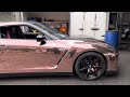 Nissan GTR R35 rose gold wrapped 😍what’s it’s doing in scrap yard 🤔 @R5 4UTO