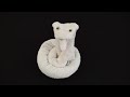 How to Make Towel Cobra | Towel art | Towel folding | Towel origami