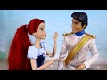🧜‍♀️❤️ How My Mom Ariel Met My Dad! Disney Princesses | Luna's Toys and Dolls