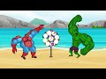 Team Hulk & Super Man, Spider Man Vs Evolution Of MUSCLE- SHE HULK: Who Is The King Of Super Heroes?