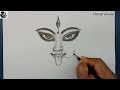 Sketch Devi Kali || How to draw Kali Devi
