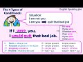 IF SENTENCES 4 Kinds of Conditionals in English  Useful English Grammar