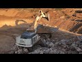 Liebherr 984 Excavator Loading Caterpillar 777C And Cat 775E Dumpers - Sotiriadis/Labrianidis Mining