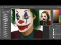 Belajar menggambar di photoshop | joker