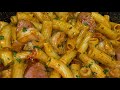 CREAMY CAJUN SHRIMP AND SAUSAGE PASTA || FRUGALLYT