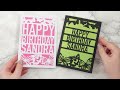 Word Ribbon Cards ✂️ Day 08 Card Making Countdown 2024