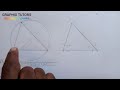circumscribing and inscribing a circle in a triangle