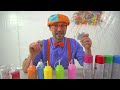 Learn Colors and Paint Art | @Blippi | Kids Learn! | Sing Along