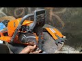 HUSQVARNA 390 XP. Gergaji mesin senso Husqvarna 390 xp, UNBOXING, mantap..