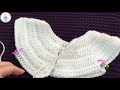 Ajuar para bebé: Como tejer Saquito o Chaquetita para niñas en gancho (0-6M) - Crochet for Baby #167