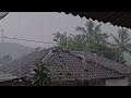 Heavy Rain Without Lightning Adds Tranquility and Peace | Rain Sounds for Sleeping - Indorain