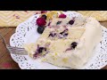 Lemon Blueberry Cake 🍋  + Cream Cheese Frosting