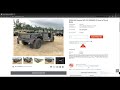 Buying a Govplanet Humvee- Process & Top Tips.