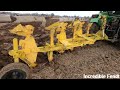 1986 Fendt Farmer 308 LS Turbomatik 4WD 4.2 Litre 4-Cyl Diesel Tractor (70 HP) with 3 Furrow Plough