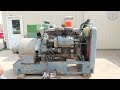 Vintage WWII 671 Detroit Diesel Navy Ship Generator Test Video