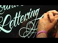 Roundhand Lettering Demo by Glen Weisgerber