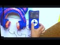 Recreation of tonni art and craft headphone and phone with paper /How to make headphone with paper