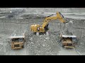 Caterpillar 6015B & Liebherr 984 Excavators Loading Dumpers & Trucks - Sotiriadis/Labrianidis Mining