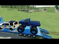 TRANSPORTING CARS, AMBULANCE, POLICE CARS, FIRE TRUCK, MONSTER TRUCK OF COLORS! WITH TRUCKS! - FS 22