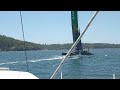 Australian sail GP team flypast
