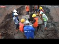 Dam Concrete Pouring | The Longest Concrete Pouring Process in the world