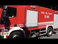 AutoFunzionario + Autobotte Vigili del Fuoco in sirena/Italian Fire truck responding