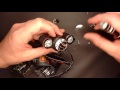 Burnt battery contact head torch autopsy.