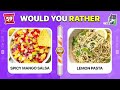 Would You Rather...? Spicy VS Sour JUNK FOOD Edition 🌶️🍋Tom Quiz