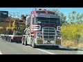 Massive CAT-793D Dump Truck in Barkly High Way-Haulage by Centurion transport. Extreme load-Day 2