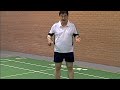 Badminton-Backhand Low Service