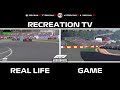 F1 2019 REAL LIFE CRASHES VS GAME