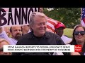 FULL EVENT: Steve Bannon—Flanked By Marjorie Taylor Greene—Gives Final Press Briefing Before Prison