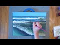 Painting More Waves (acrylic painting timelapse)