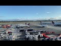 Qantas A380 QF11 VH-OQK landing at LAX 4/22/2022