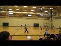 Anish at a game on 03/05/2017 making a forward lay up in style