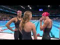 Team USA women SET THE TONE in 4x100m freestyle relay heat | Paris Olympics | NBC Sports