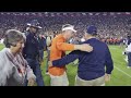 Hugh Freeze walks off the field after Auburn loses to Alabama 27-24