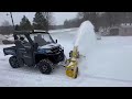 UTV Snowblower - Better Than A Plow?