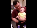 3 month old gets hearing aids, hears mom and dad