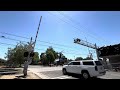 *New E-Bell And LEDs* SACRT 220 - X Street Railroad Crossing Fixed After Fire, Sacramento CA