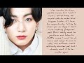 Jungkook's heart touching letter moved army to tears | BTS 2024 festa