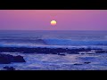 Beautiful Relaxing Music with Calm Ocean Waves: Sleep Music, Fall Asleep, Peaceful Sunset morning