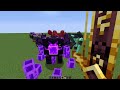 x100 HEROBRINE and iron golems and x1000 Netherite armors combined in Minecraft