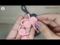 CROCHET KEYCHAIN :  Crochet Keychain Tutorial 🐾😺 Earphone Bag Crochet | Crochet Cat Paw Keychain 🐾